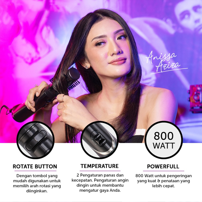 Remington Hair Styler Sisir Angin Illusion Airstyler - AS7801-ID